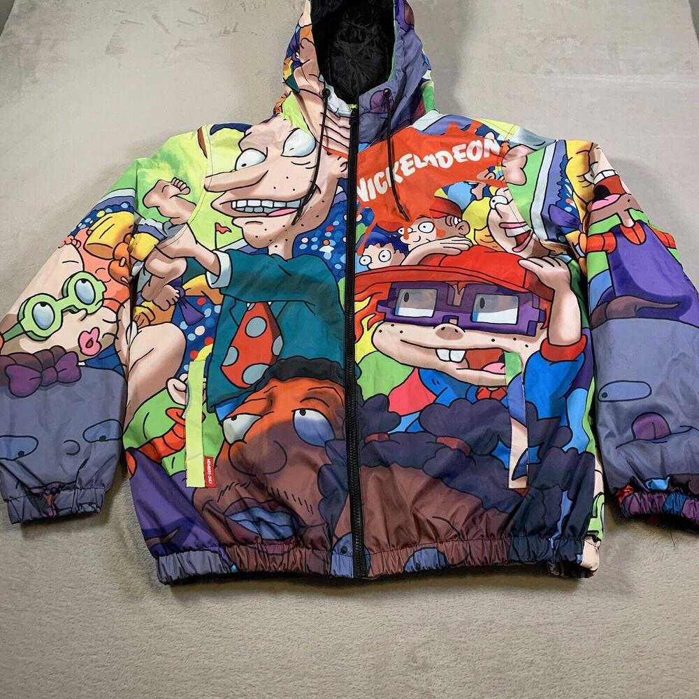 Members‎ Only x Nickelodeon Rugrats Jacket Adult Large Full Zip Cartoons Mens